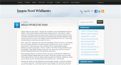 Desktop Screenshot of imamnoviwidianto.com